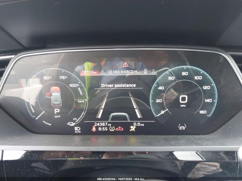 2022 Audi E-Tron Premium Plus Quattro VIN: WA1LAAGE7NB013318 Lot: 43385184
