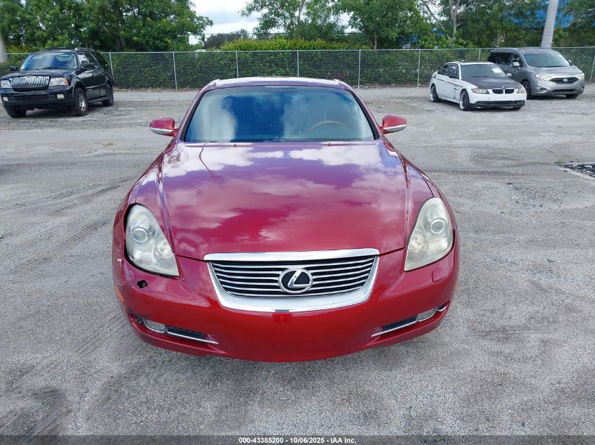 2006 Lexus Sc 430 VIN: JTHFN48Y469001829 Lot: 43385200