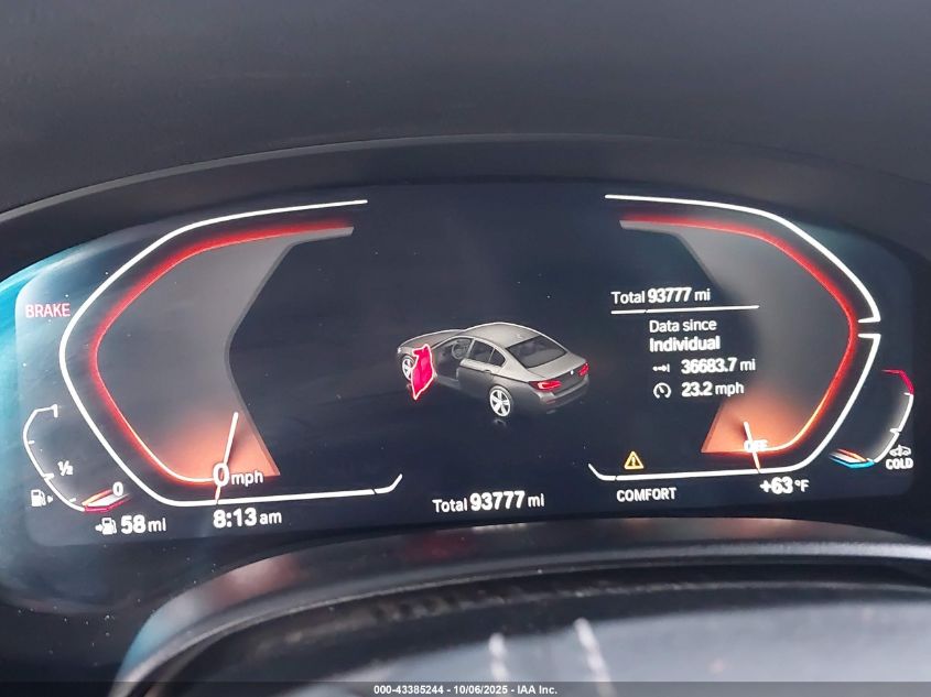 2021 BMW 540I VIN: WBA53BJ02MCF58377 Lot: 43385244