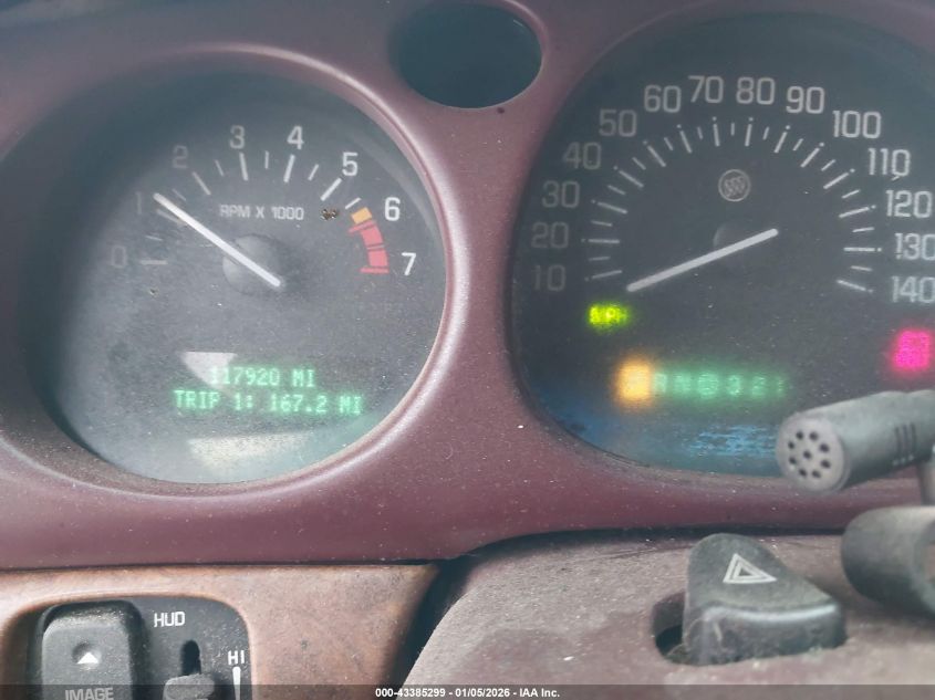 2000 Buick Lesabre Limited VIN: 1G4HR54K2YU294924 Lot: 43385299