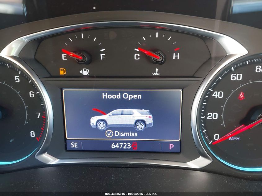 2020 Chevrolet Traverse Fwd Lt Leather VIN: 1GNERHKWXLJ220392 Lot: 43385315