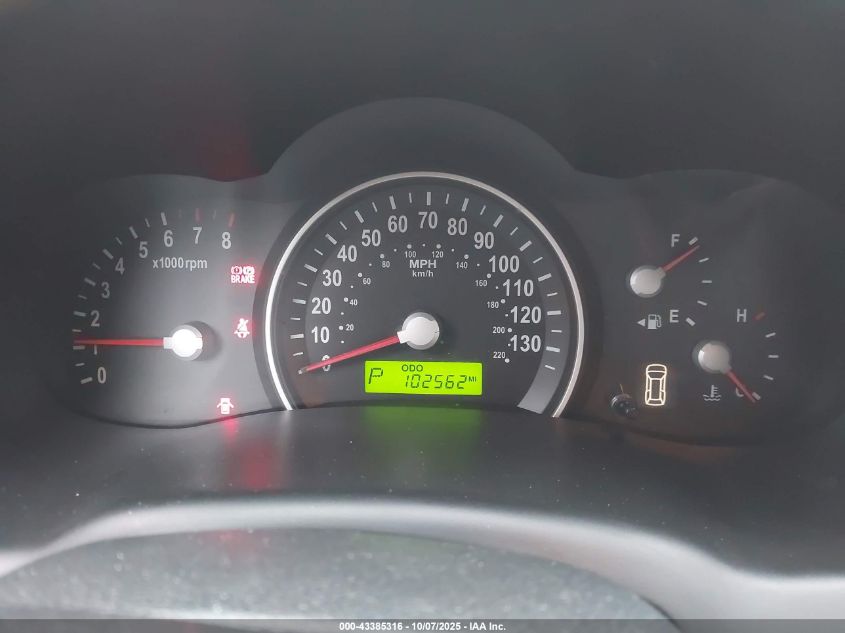 2007 Kia Sedona VIN: KNDMB133876135841 Lot: 43385316