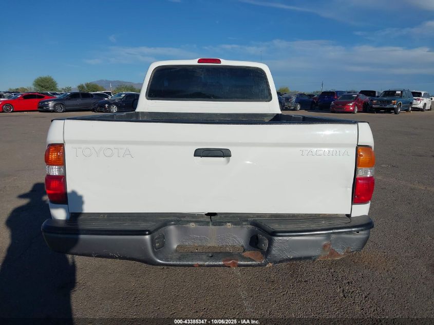 2002 Toyota Tacoma VIN: 5TENL42N32Z036443 Lot: 43385347