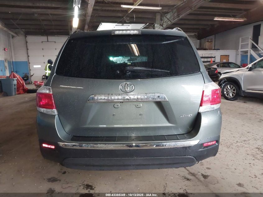 2013 Toyota Highlander Base Plus V6 VIN: 5TDBK3EH1DS211164 Lot: 43385349