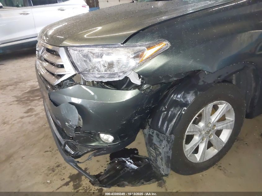 2013 Toyota Highlander Base Plus V6 VIN: 5TDBK3EH1DS211164 Lot: 43385349