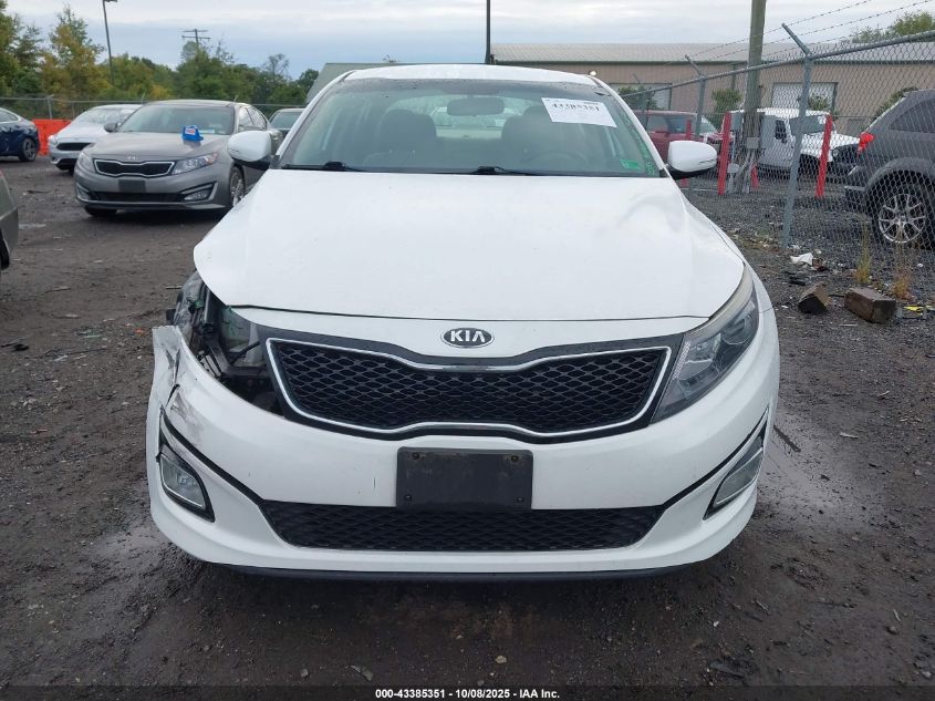 2015 Kia Optima Lx VIN: 5XXGM4A74FG373734 Lot: 43385351