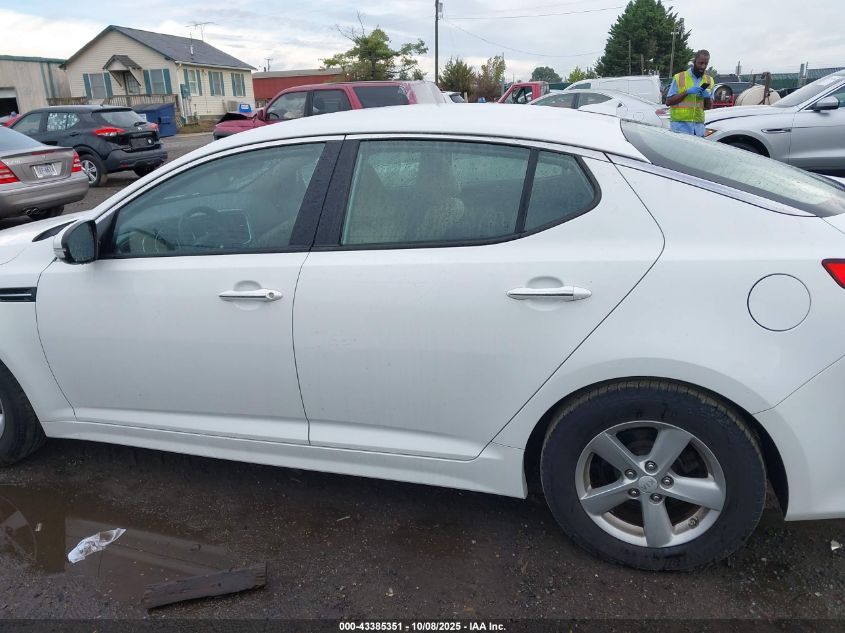 2015 Kia Optima Lx VIN: 5XXGM4A74FG373734 Lot: 43385351