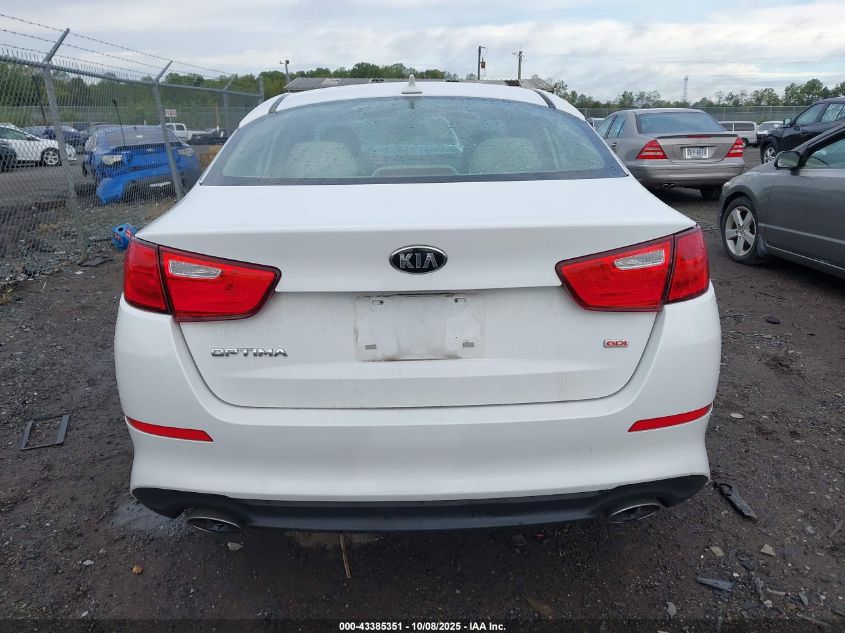 2015 Kia Optima Lx VIN: 5XXGM4A74FG373734 Lot: 43385351