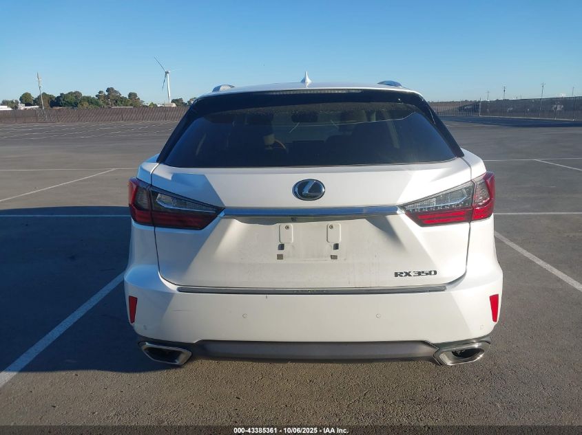 2017 Lexus Rx 350 VIN: JTJBZMCA2H2021312 Lot: 43385361