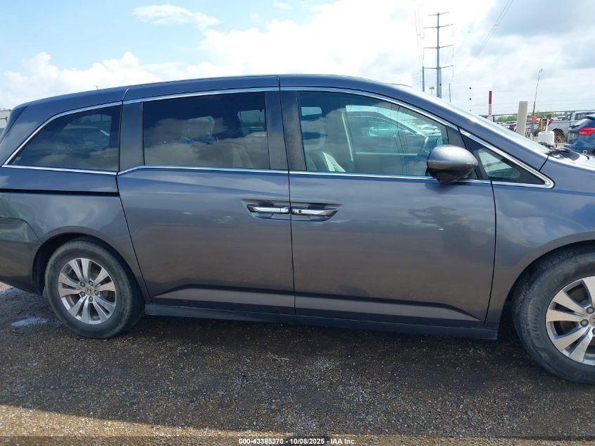 2016 Honda Odyssey Se VIN: 5FNRL5H38GB104189 Lot: 43385370