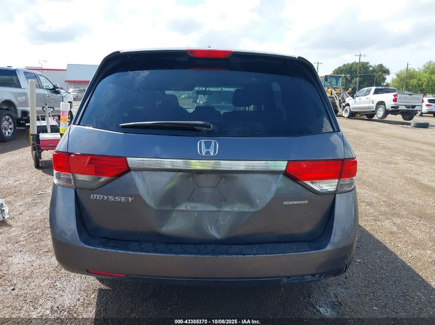 2016 Honda Odyssey Se VIN: 5FNRL5H38GB104189 Lot: 43385370