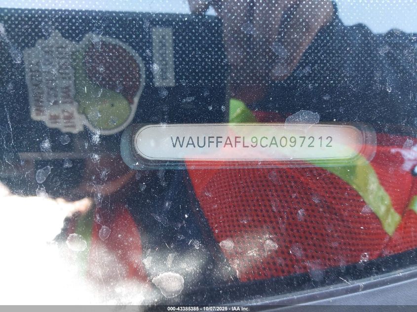 2012 Audi A4 2.0T Premium VIN: WAUFFAFL9CA097212 Lot: 43385385