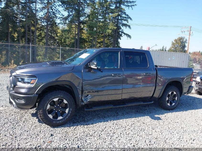 2022 Ram 1500 Rebel 4X4 5'7 Box VIN: 1C6SRFLT8NN317632 Lot: 43385401