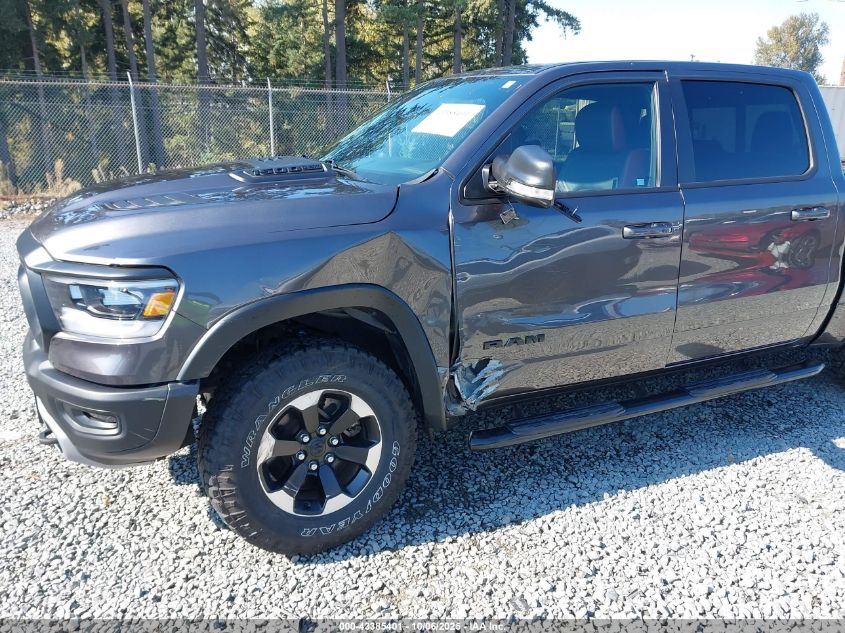 2022 Ram 1500 Rebel 4X4 5'7 Box VIN: 1C6SRFLT8NN317632 Lot: 43385401