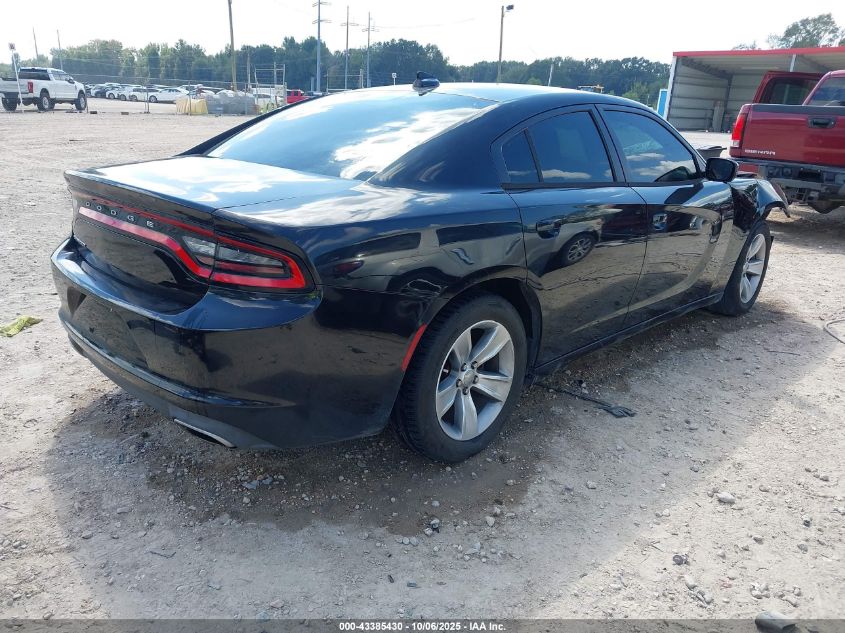 2016 Dodge Charger Sxt VIN: 2C3CDXHGXGH129451 Lot: 43385430