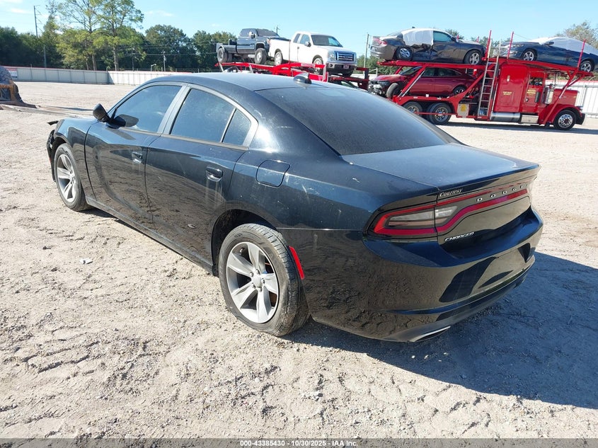 Vin: 2c3cdxhgxgh129451, lot: 43880179, dodge charger sxt 20163
