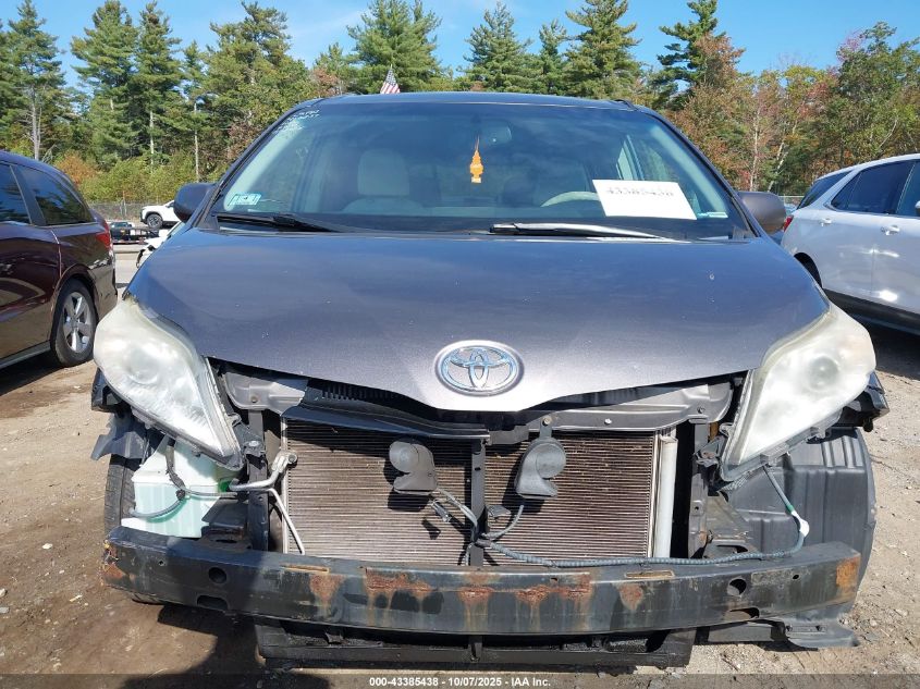 2013 Toyota Sienna Le V6 8 Passenger VIN: 5TDKK3DC2DS362729 Lot: 43385438