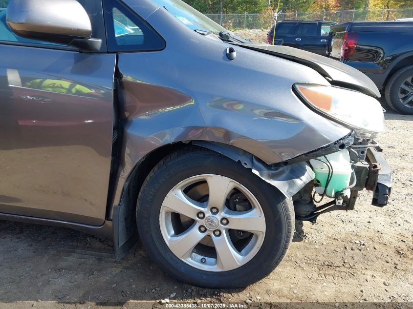 2013 Toyota Sienna Le V6 8 Passenger VIN: 5TDKK3DC2DS362729 Lot: 43385438