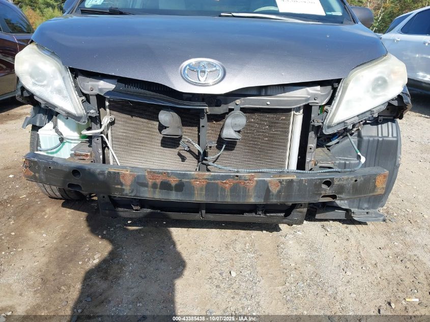 2013 Toyota Sienna Le V6 8 Passenger VIN: 5TDKK3DC2DS362729 Lot: 43385438