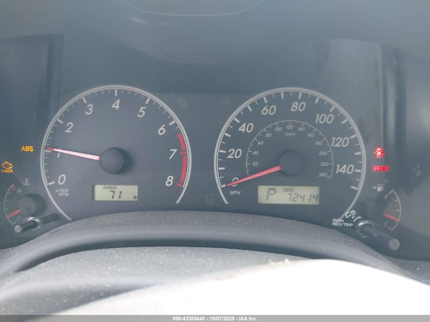 2009 Toyota Corolla VIN: JTDBL40E89J019633 Lot: 43385440