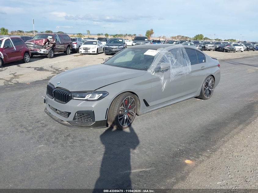 Vin: wba13bk06mcf12774, lot: 43880219, bmw m550i xdrive 20212