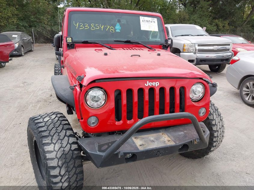 2017 Jeep Wrangler Unlimited Rubicon 4X4 VIN: 1C4BJWFGXHL611810 Lot: 43385478