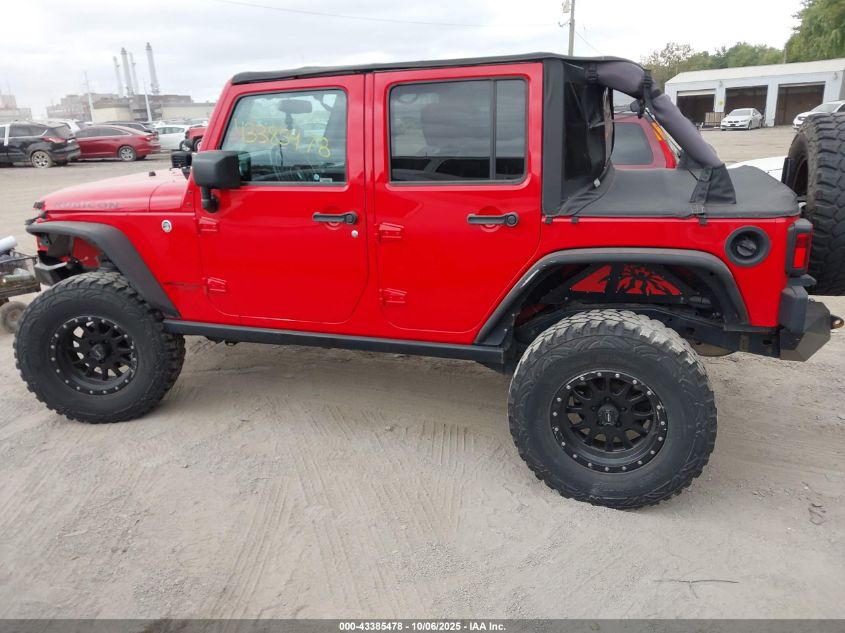 2017 Jeep Wrangler Unlimited Rubicon 4X4 VIN: 1C4BJWFGXHL611810 Lot: 43385478