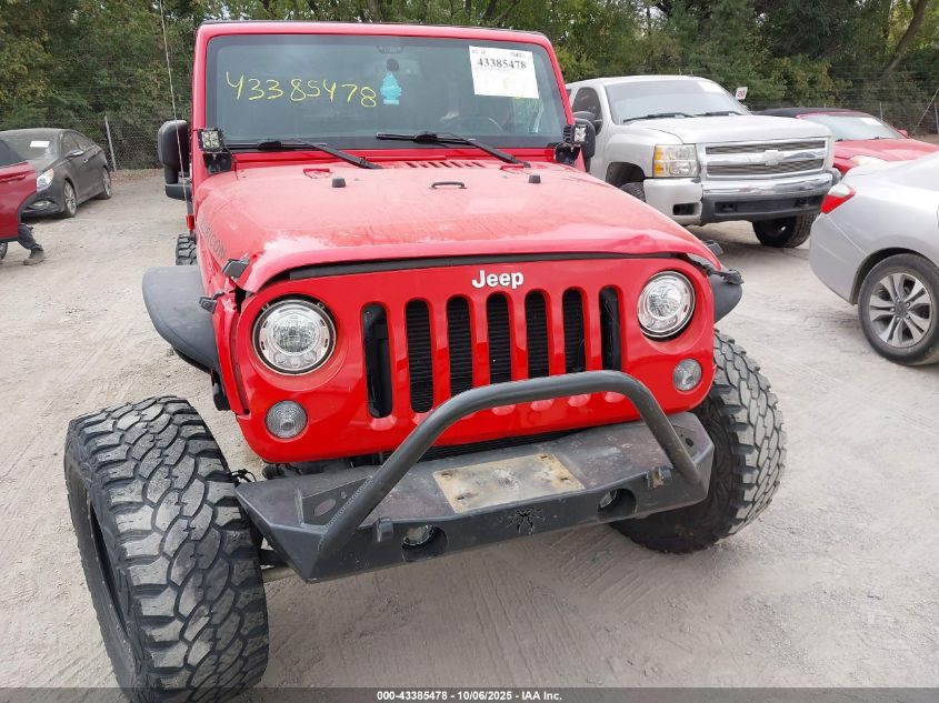 2017 Jeep Wrangler Unlimited Rubicon 4X4 VIN: 1C4BJWFGXHL611810 Lot: 43385478