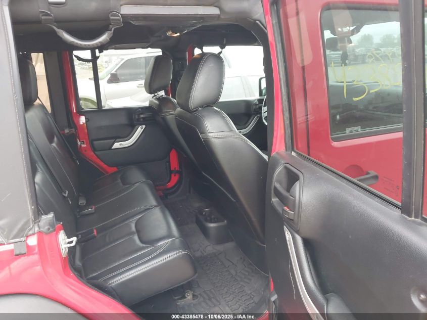 2017 Jeep Wrangler Unlimited Rubicon 4X4 VIN: 1C4BJWFGXHL611810 Lot: 43385478