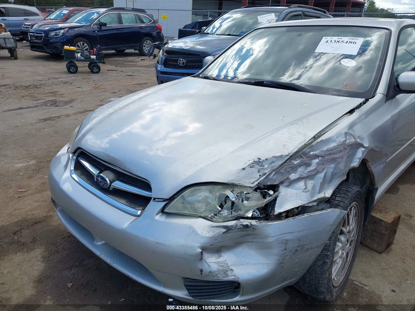 2006 Subaru Legacy 2.5I VIN: 4S3BL626167217027 Lot: 43385486