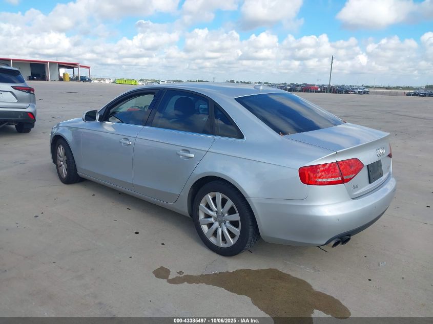 2011 Audi A4 Premium Plus VIN: WAUEFAFL1BN002466 Lot: 43385497