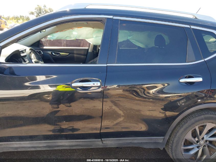 2016 Nissan Rogue Sl VIN: 5N1AT2MT6GC772695 Lot: 43385516