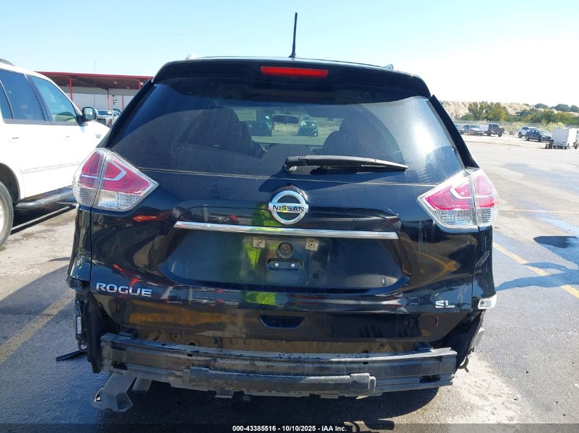 2016 Nissan Rogue Sl VIN: 5N1AT2MT6GC772695 Lot: 43385516