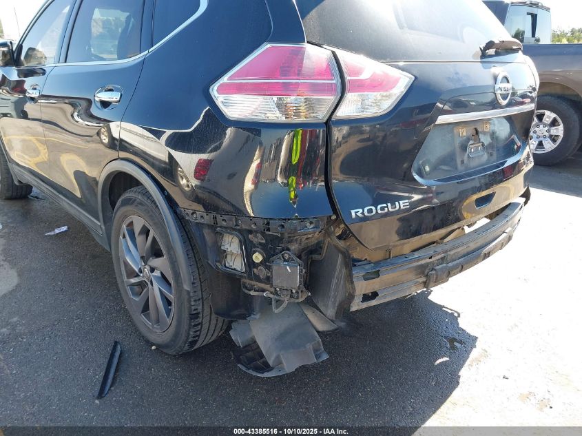 2016 Nissan Rogue Sl VIN: 5N1AT2MT6GC772695 Lot: 43385516