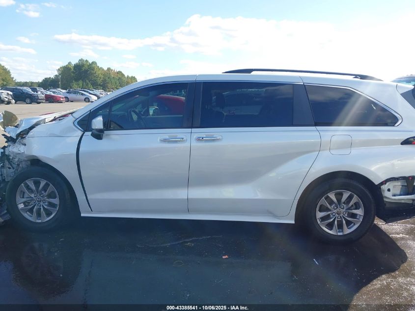 2022 Toyota Sienna Xle VIN: 5TDYRKEC0NS087877 Lot: 43385541