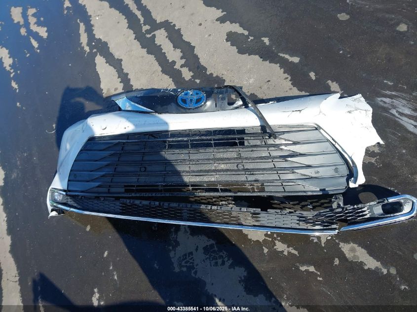 2022 Toyota Sienna Xle VIN: 5TDYRKEC0NS087877 Lot: 43385541