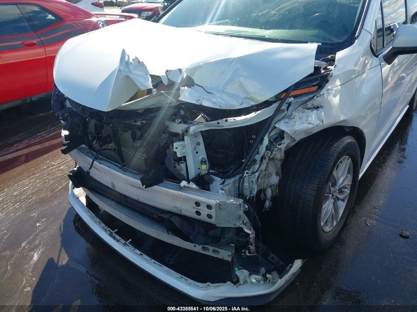 2022 Toyota Sienna Xle VIN: 5TDYRKEC0NS087877 Lot: 43385541