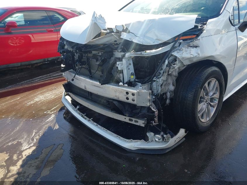 2022 Toyota Sienna Xle VIN: 5TDYRKEC0NS087877 Lot: 43385541