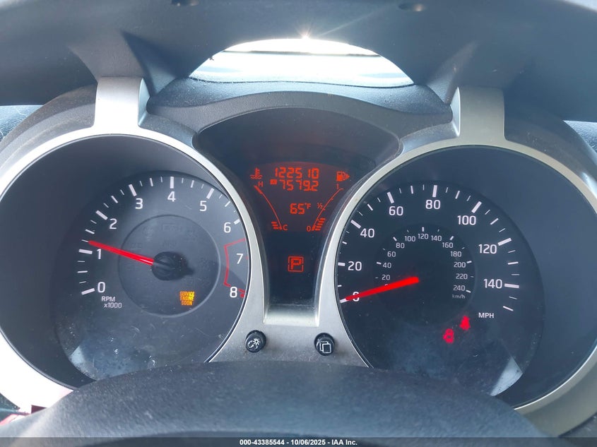 2013 NISSAN JUKE SV JN8AF5MV1DT209844