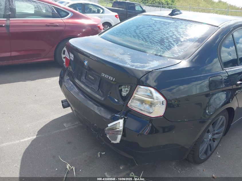 2007 BMW 328 I VIN: WBAVA33557KX72579 Lot: 43385548
