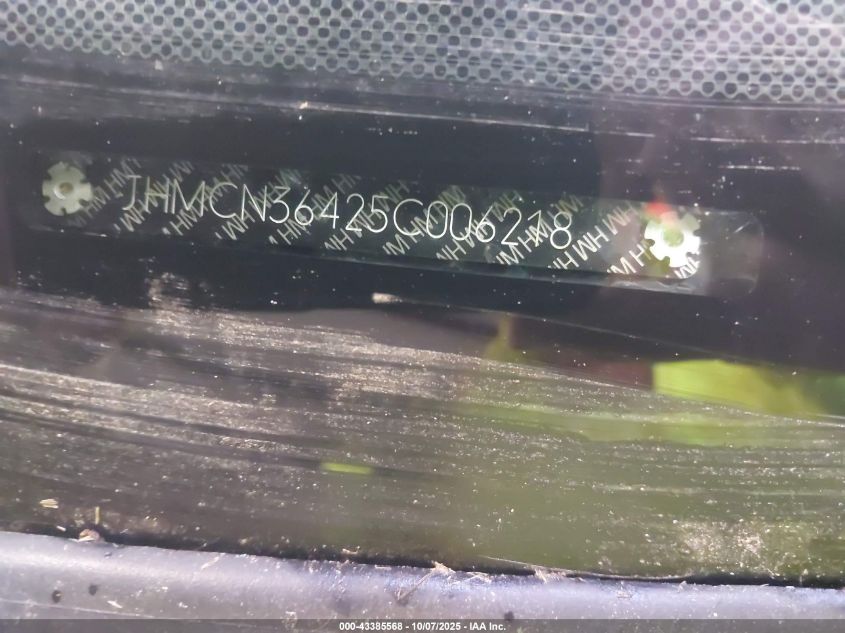 2005 Honda Accord Hybrid Ima VIN: JHMCN36425C006218 Lot: 43385568