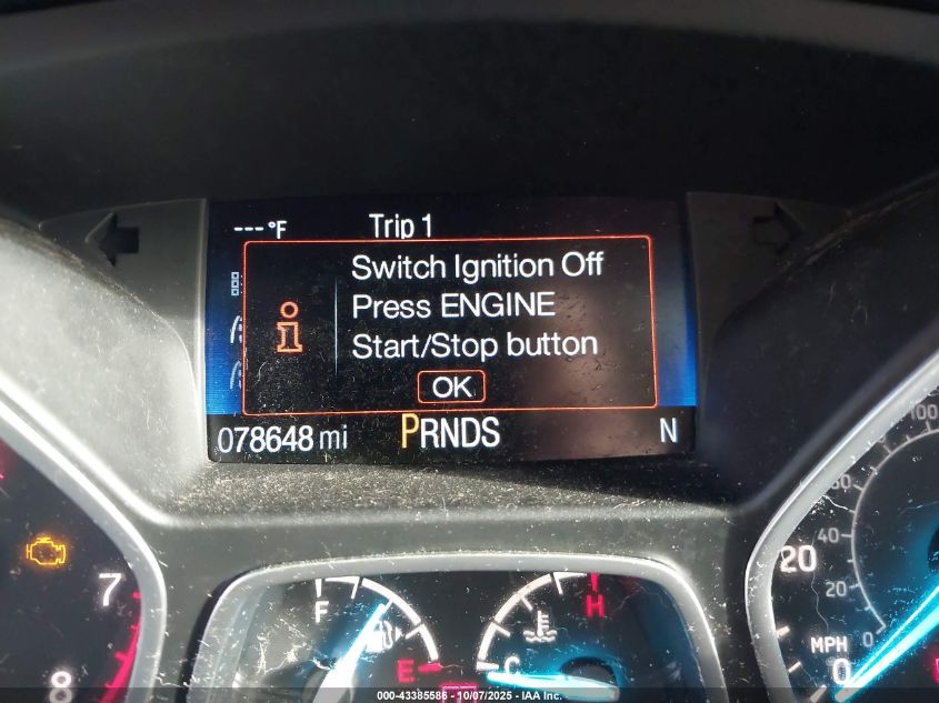 2017 Ford Escape Titanium VIN: 1FMCU9JD2HUC44935 Lot: 43385586