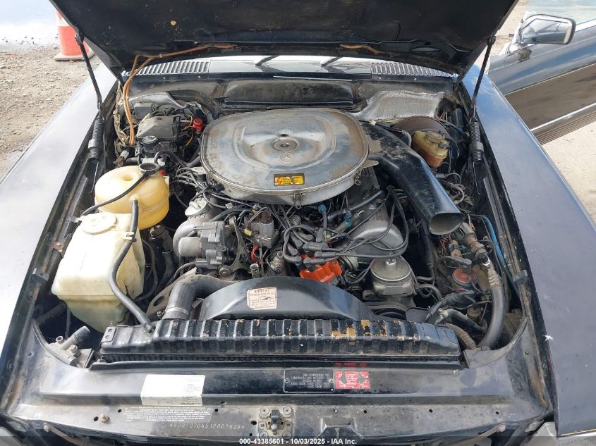 1981 Mercedes-Benz 380 Sl VIN: WDBBA45A4BB007828 Lot: 43385601