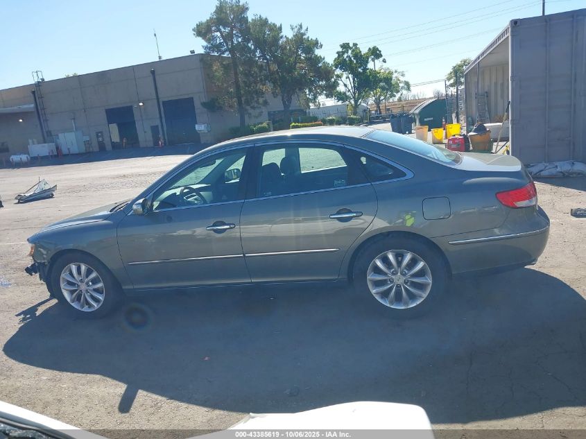 2007 Hyundai Azera Limited/Se VIN: KMHFC46F47A171130 Lot: 43385619