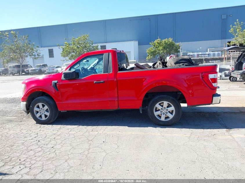 2021 Ford F-150 Xl VIN: 1FTMF1CB7MKE70393 Lot: 43385647