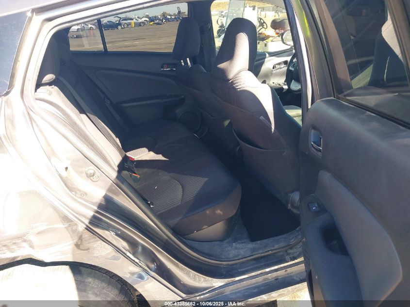 2017 Toyota Prius Two VIN: JTDKBRFU8H3543866 Lot: 43385662