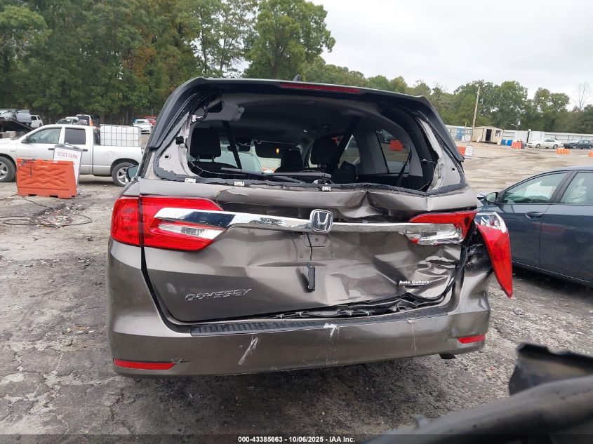 2019 Honda Odyssey Ex-L VIN: 5FNRL6H73KB027264 Lot: 43385663