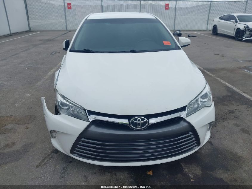 2015 Toyota Camry Le VIN: 4T4BF1FKXFR516407 Lot: 43385667