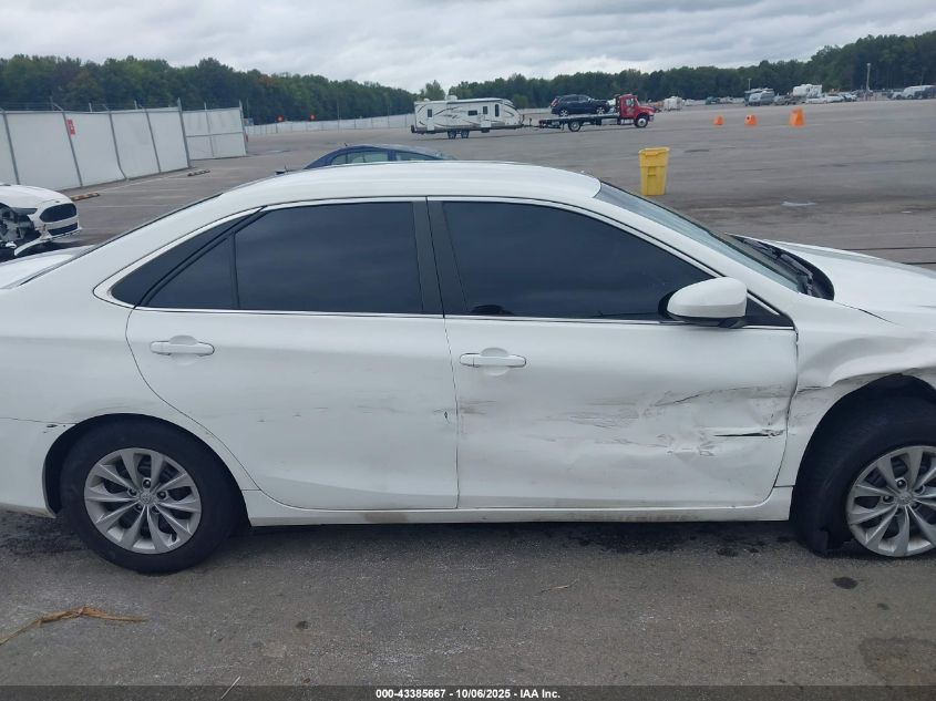 2015 Toyota Camry Le VIN: 4T4BF1FKXFR516407 Lot: 43385667