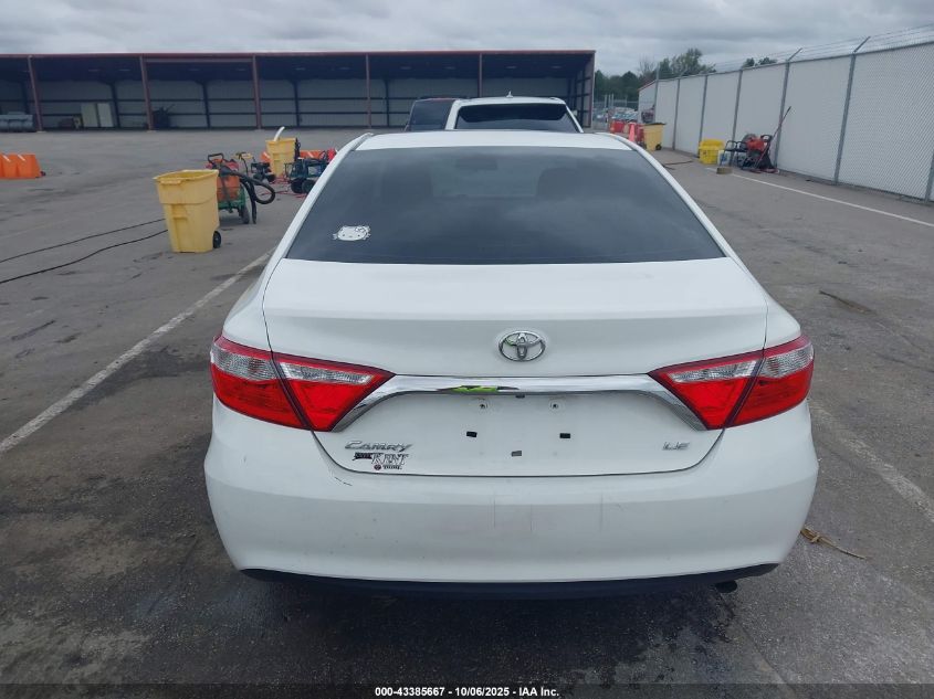 2015 Toyota Camry Le VIN: 4T4BF1FKXFR516407 Lot: 43385667